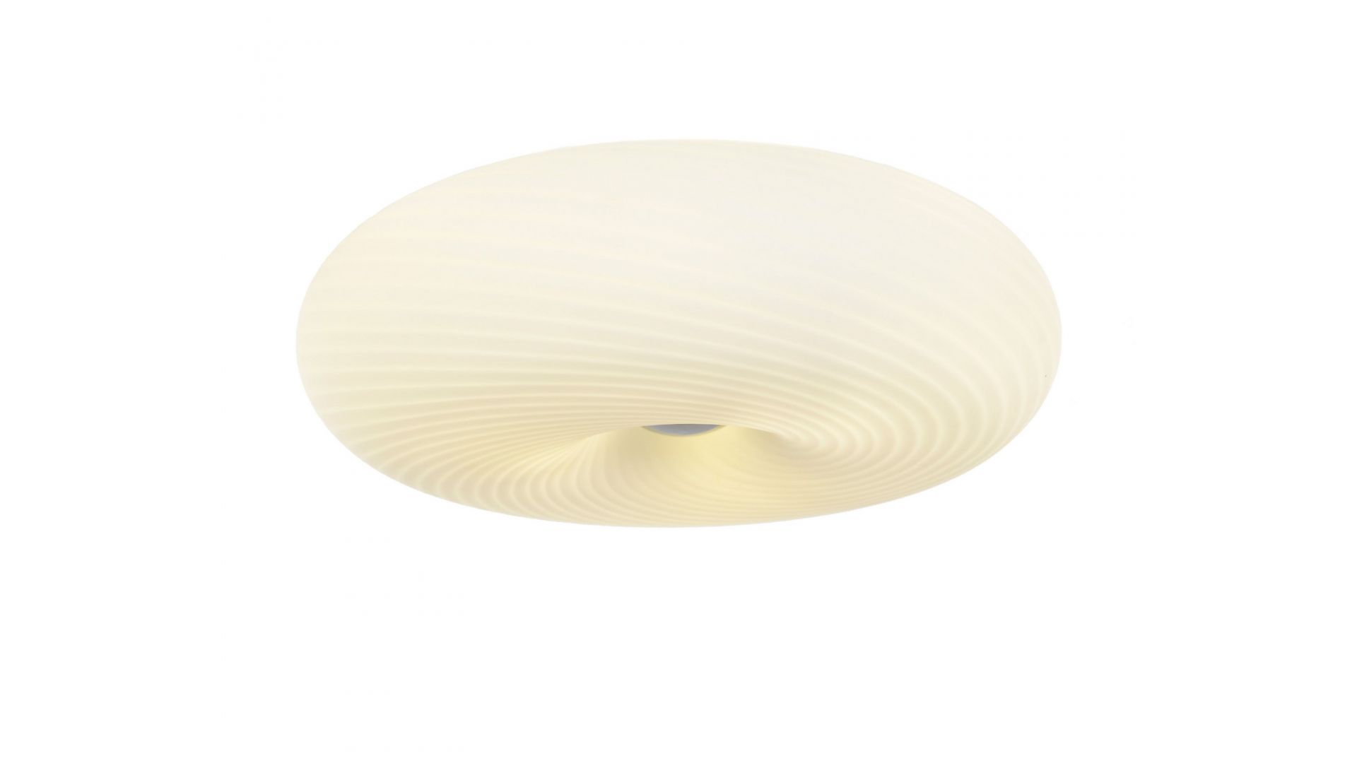 Lampa biała w okrągłym kształcie
