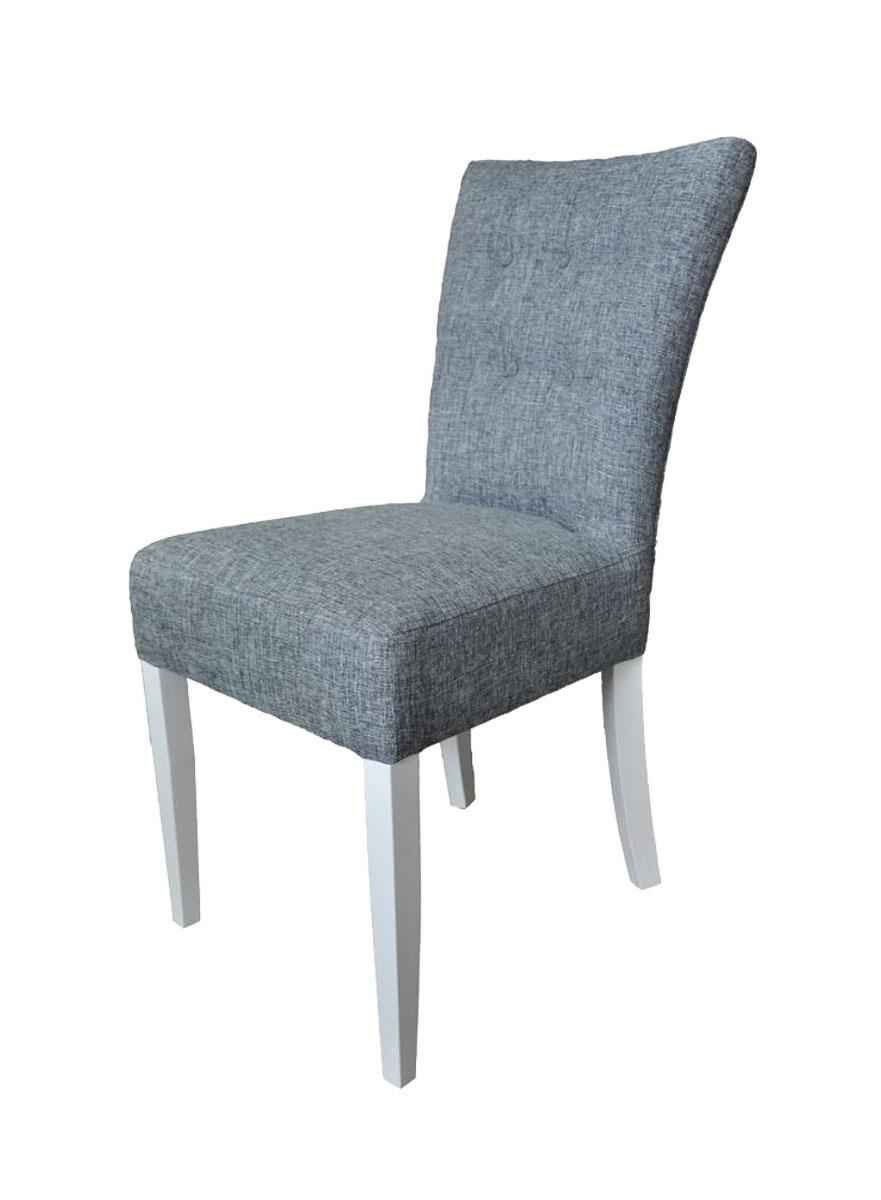Modne krzesło tapicerowane do jadalni